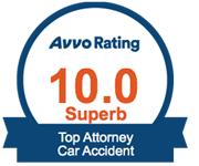 Avvo Rating 10.0 Superb - Top Attorney Car Accident